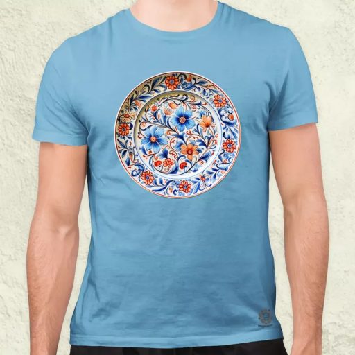 Magyar népi porcelán v11 férfi póló