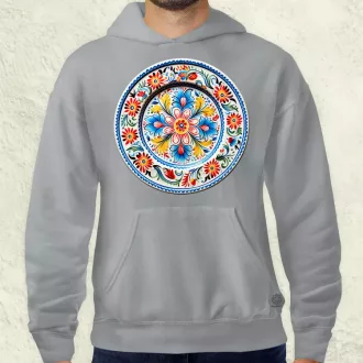 Magyar népi porcelán v13 férfi pulóver