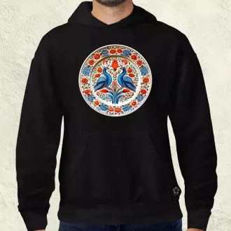 Magyar népi porcelán v14 férfi pulóver