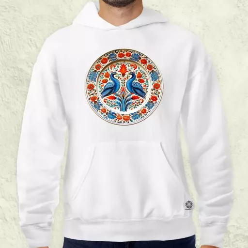 Magyar népi porcelán v14 férfi pulóver