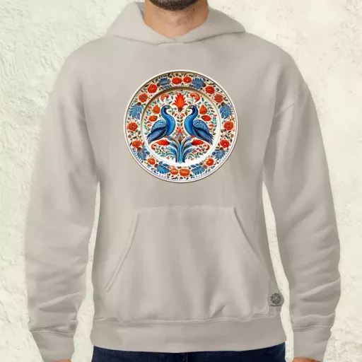 Magyar népi porcelán v14 férfi pulóver