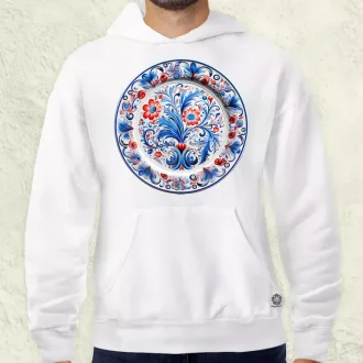 Magyar népi porcelán v16 férfi pulóver