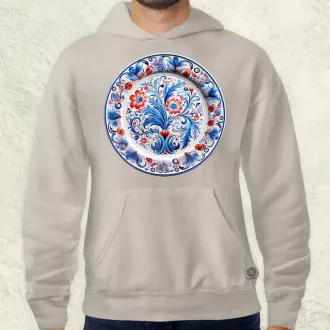 Magyar népi porcelán v16 férfi pulóver