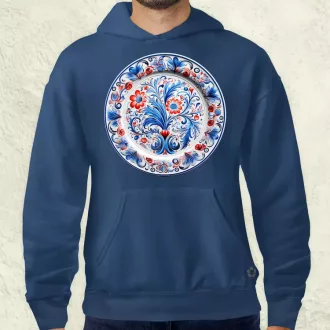 Magyar népi porcelán v16 férfi pulóver