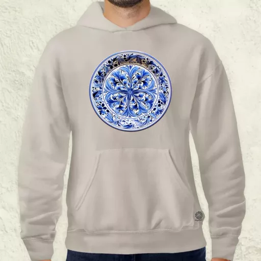 Magyar népi porcelán v7 férfi pulóver