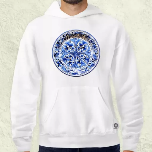 Magyar népi porcelán v7 férfi pulóver