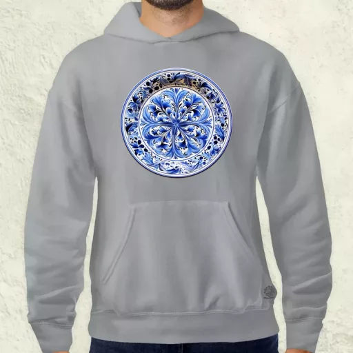 Magyar népi porcelán v7 férfi pulóver