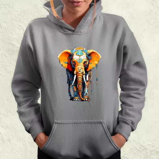 Mecha elefánt v1 női pulóver