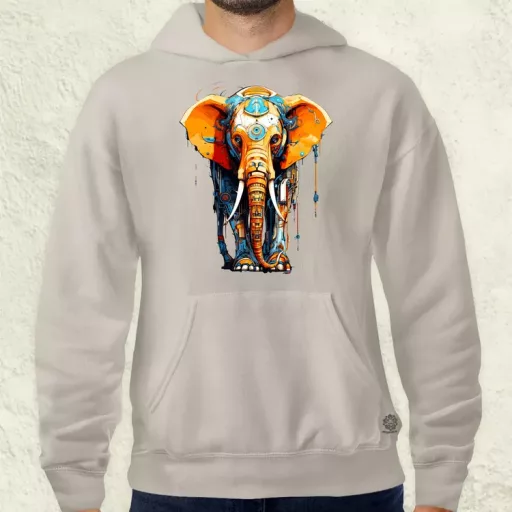Mecha elefánt v1 férfi pulóver