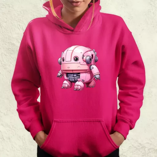 Pink baby robot v1 női pulóver