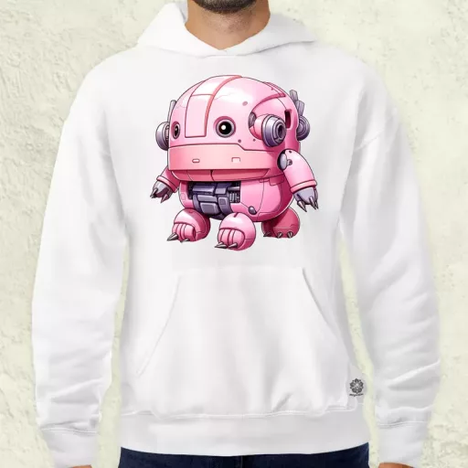 Pink baby robot v1 férfi pulóver
