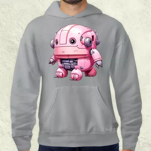 Pink baby robot v1 férfi pulóver