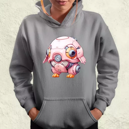 Pink baby robot v2 női pulóver