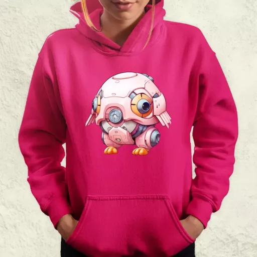 Pink baby robot v2 női pulóver