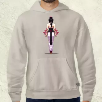 Pixelart Gésa hátulról v11 férfi pulóver
