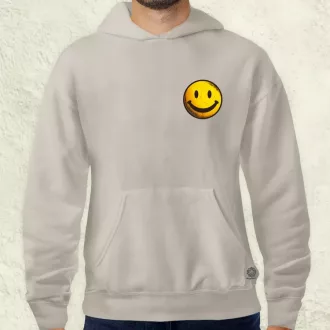 Smile graffiti zseb férfi pulóver