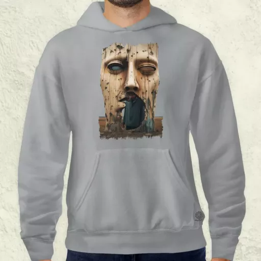 Szürreál pareidolia v4 férfi pulóver