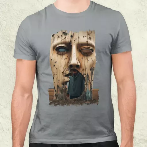 Szürreál pareidolia v4 férfi póló