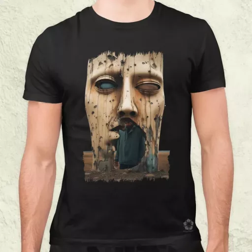 Szürreál pareidolia v4 férfi póló