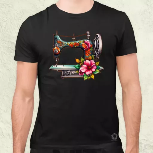 Vintage varrógép v2 férfi póló