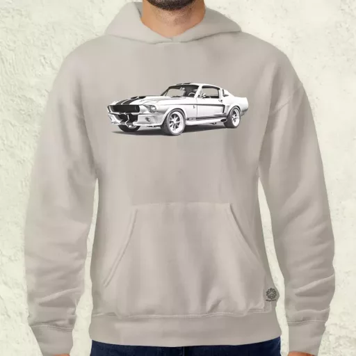 1967 Shelby Mustang GT500 v2 férfi pulóver