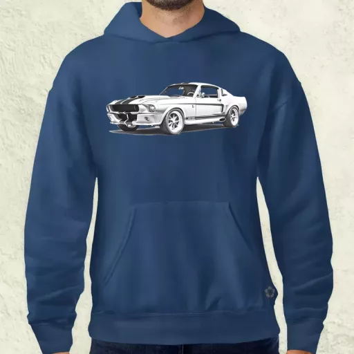 1967 Shelby Mustang GT500 v2 férfi pulóver