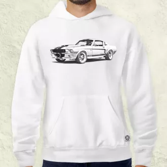 1967 Shelby Mustang GT500 v2 férfi pulóver