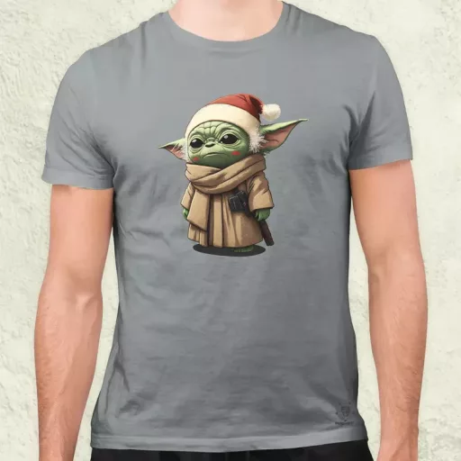 Xmas Baby Yoda férfi póló