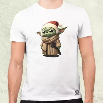 Xmas Baby Yoda férfi póló