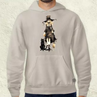 Boszi és macskája v2 férfi pulóver