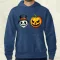 Halloween tök és koponya fantázia v16 férfi pulóver