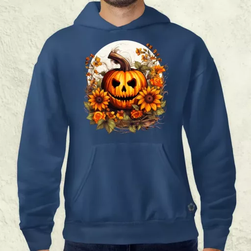 Halloween tök v8 férfi pulóver