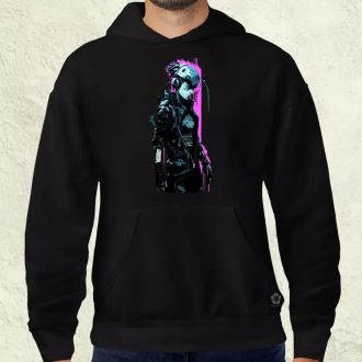 Kiborg srác v2 férfi pulóver