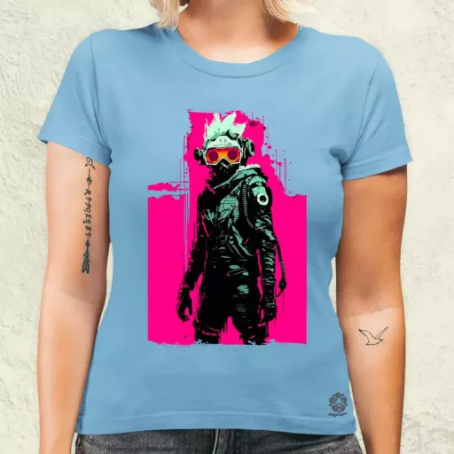 Kiborg srác v24 női póló