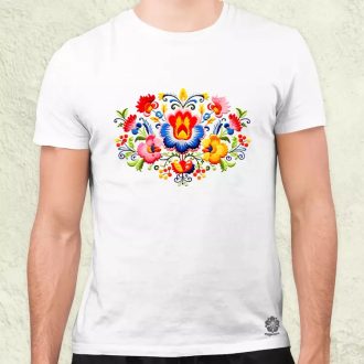 Magyar népi motívum v15 férfi póló