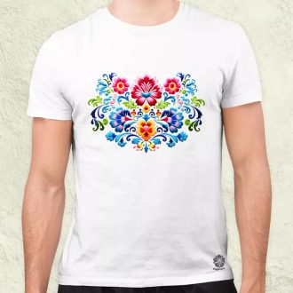 Magyar népi motívum v2 férfi póló