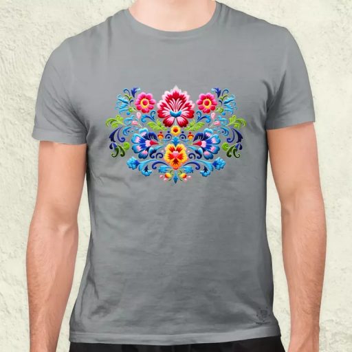 Magyar népi motívum v2 férfi póló