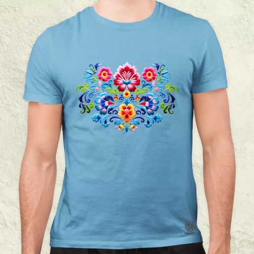 Magyar népi motívum v2 férfi póló