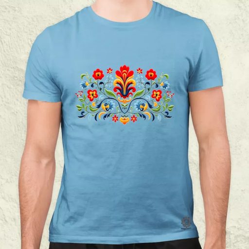 Magyar népi motívum v3 férfi póló