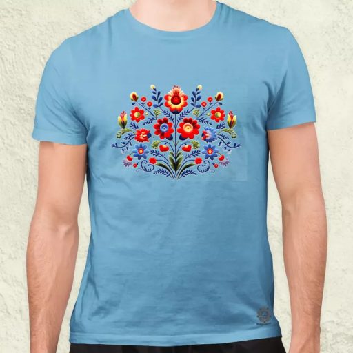 Magyar népi motívum v4 férfi póló