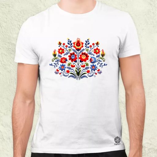 Magyar népi motívum v4 férfi póló