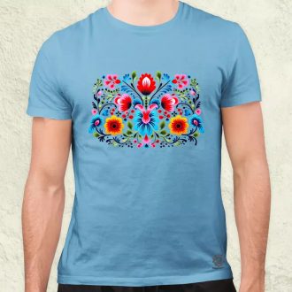 Magyar népi motívum v6 férfi póló