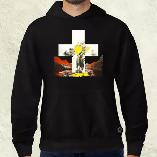 Modern kereszt fantázia v2 férfi pulóver