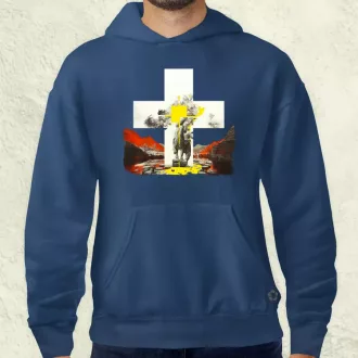Modern kereszt fantázia v2 férfi pulóver