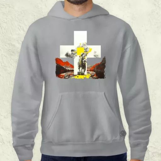 Modern kereszt fantázia v2 férfi pulóver