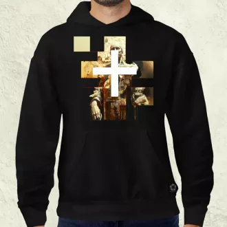 Modern kereszt fantázia v3 férfi pulóver