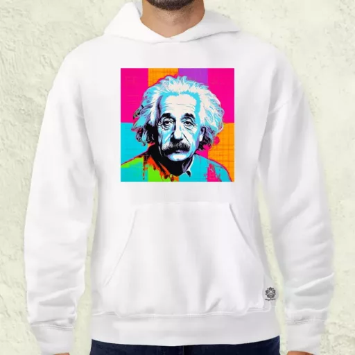 Pop art Einstein v12 férfi pulóver