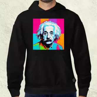 Pop art Einstein v12 férfi pulóver
