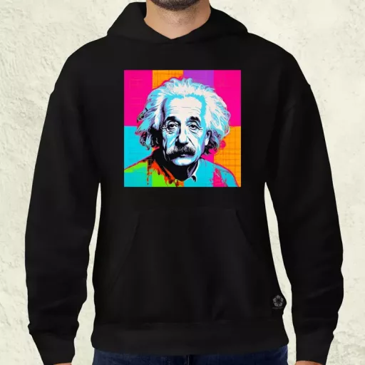 Pop art Einstein v12 férfi pulóver
