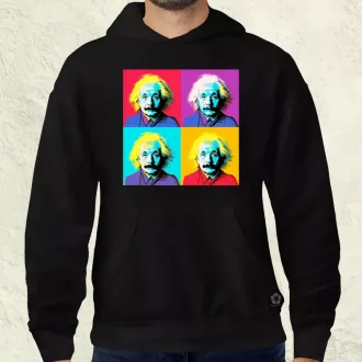 Pop art Einstein v3 férfi pulóver